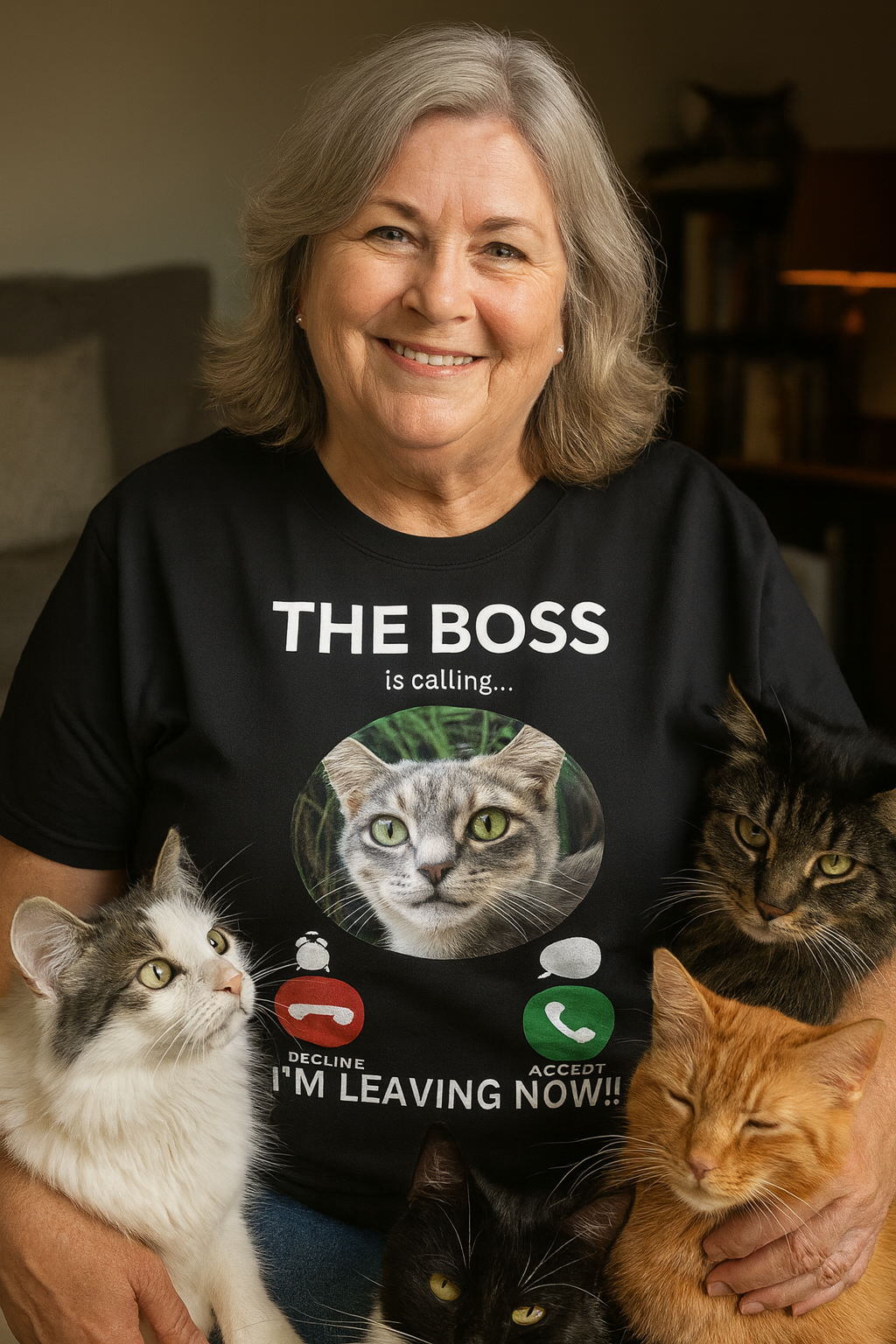 THE BOSS IS CALLING (FRONT & BACK)