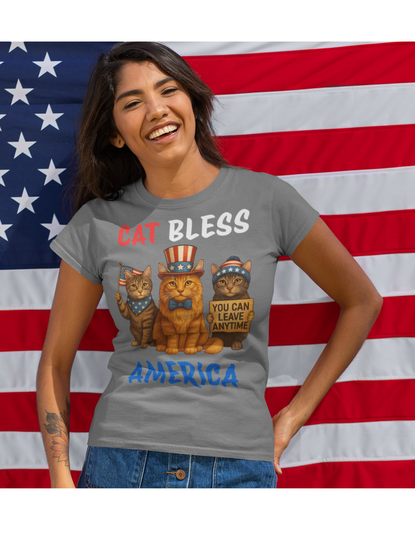 CAT BLESS AMERICA