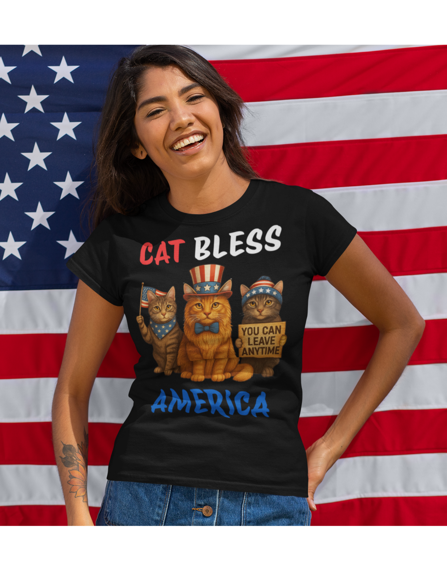 CAT BLESS AMERICA