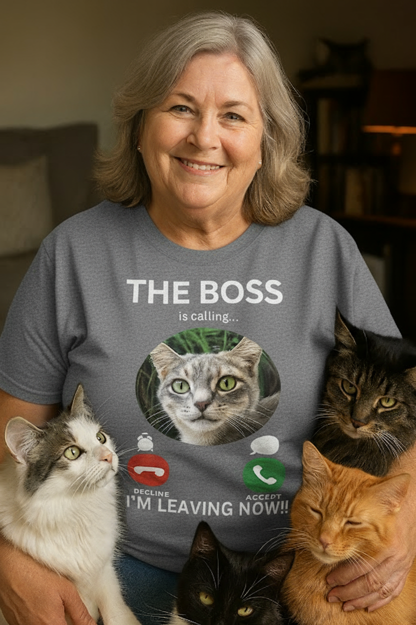 THE BOSS IS CALLING (FRONT & BACK)