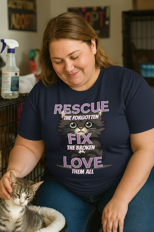 RESCUE THE FORGOTTEN, FIX THE BROKEN, LOVE THEM ALL