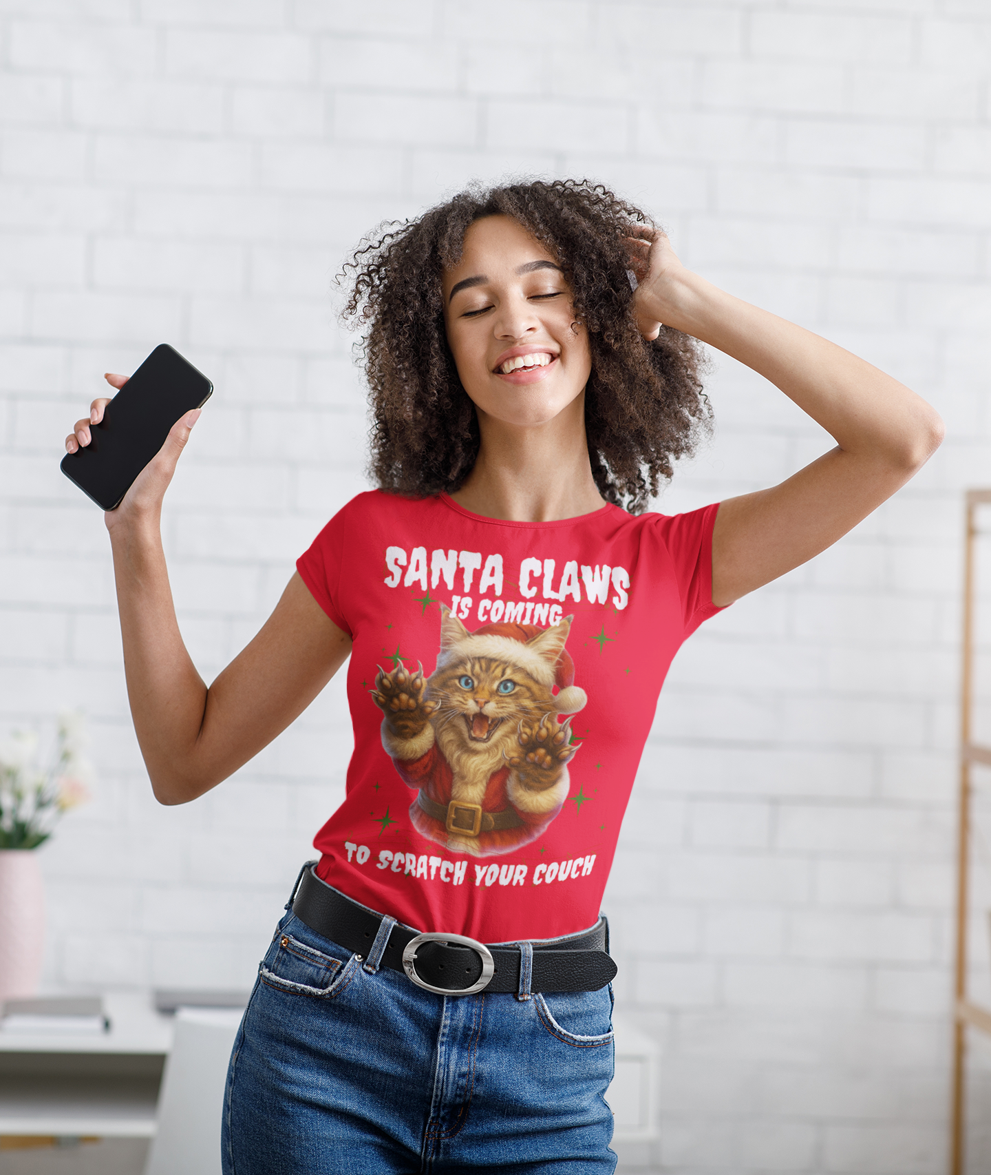 Santa Claws Is Coming, To Scratch Your Couch