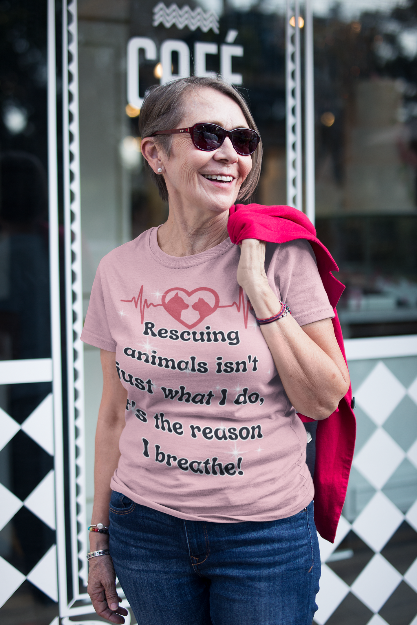 RESCUING ANIMALS ISN'T JUST WHAT I DO, IT'S THE REASON I BREATHE