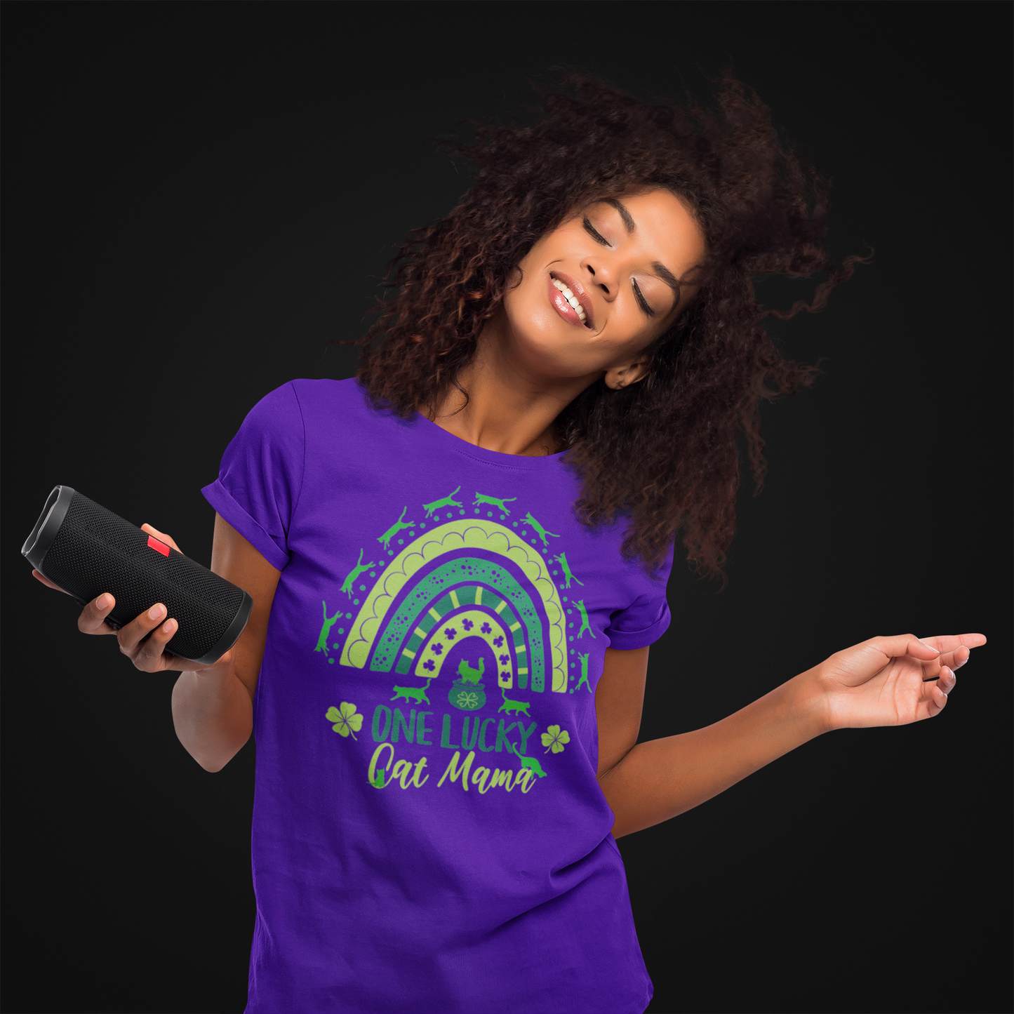 ONE LUCKY CAT MAMA, ST PATTY'S DAY