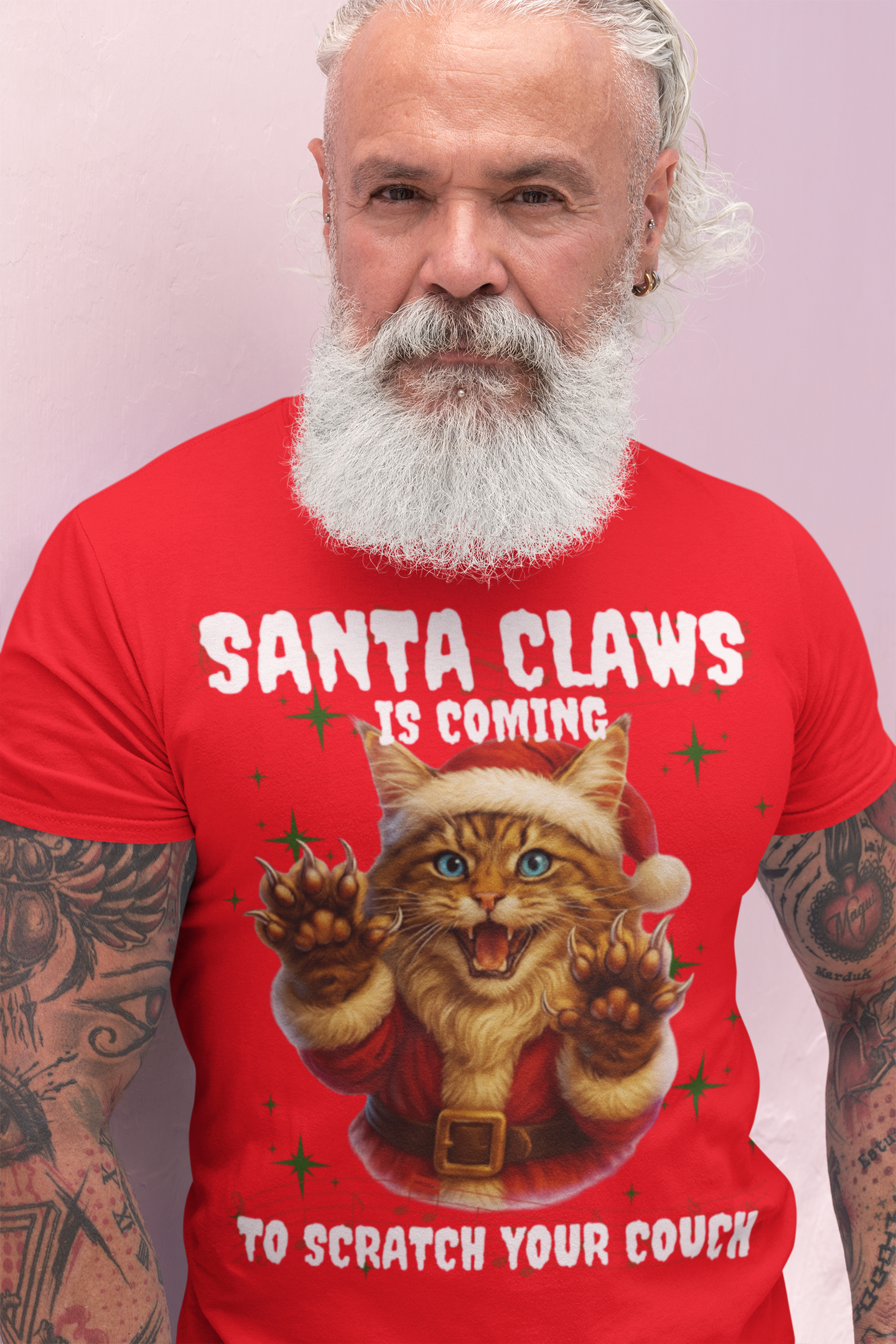 SANTA CLAWS IS COMING TO SCRATCH YOUR COUCH