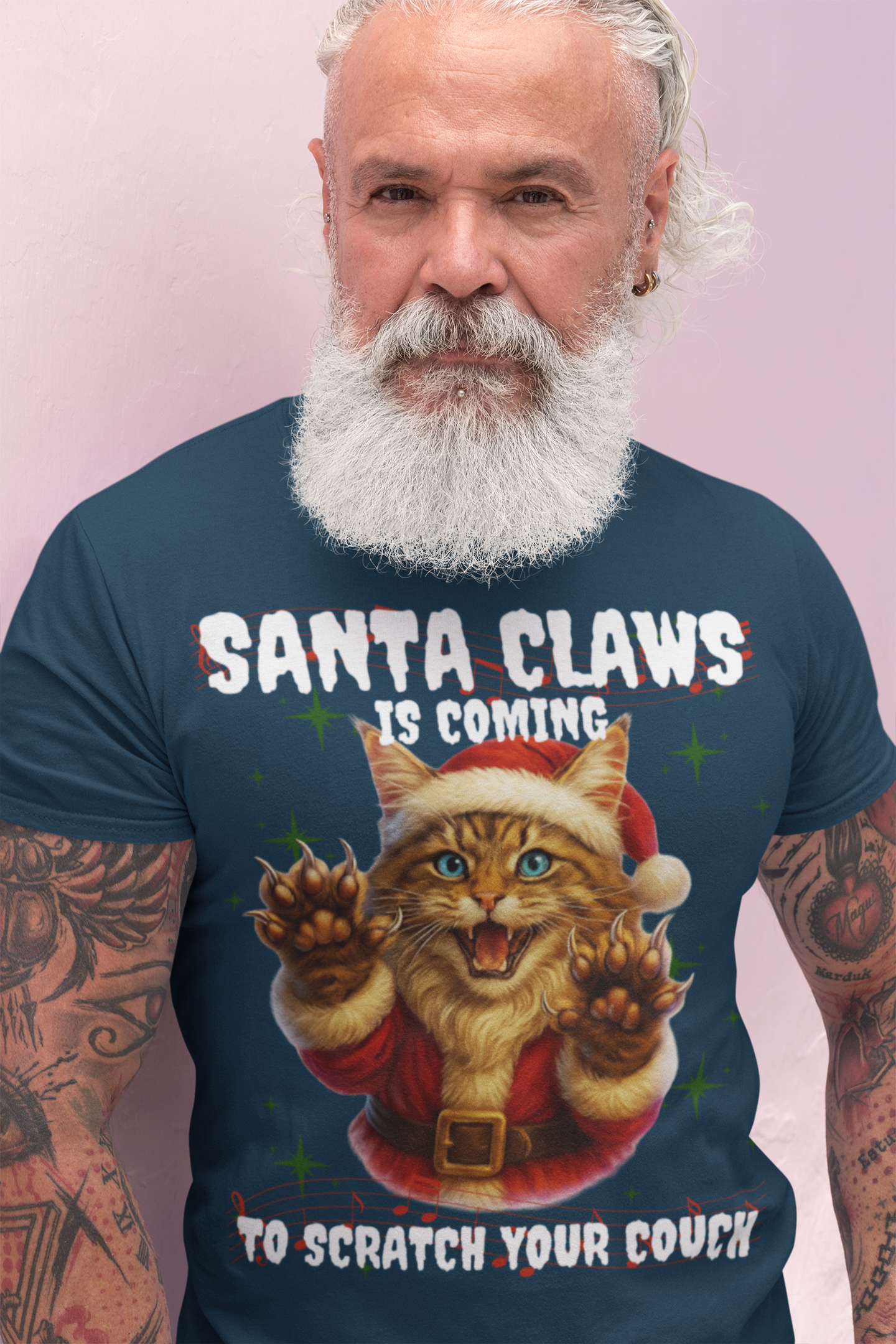 SANTA CLAWS IS COMING TO SCRATCH YOUR COUCH