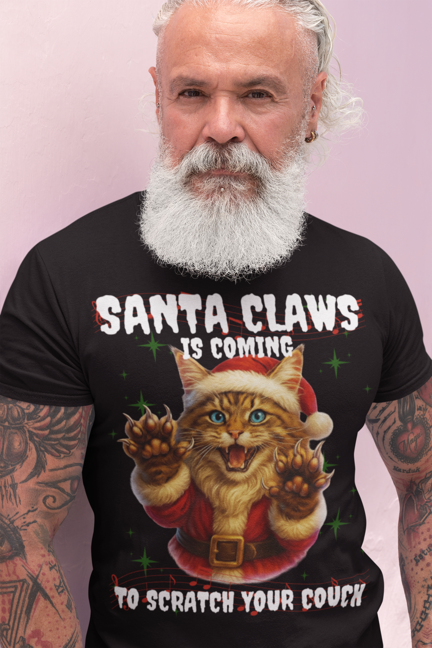 SANTA CLAWS IS COMING TO SCRATCH YOUR COUCH