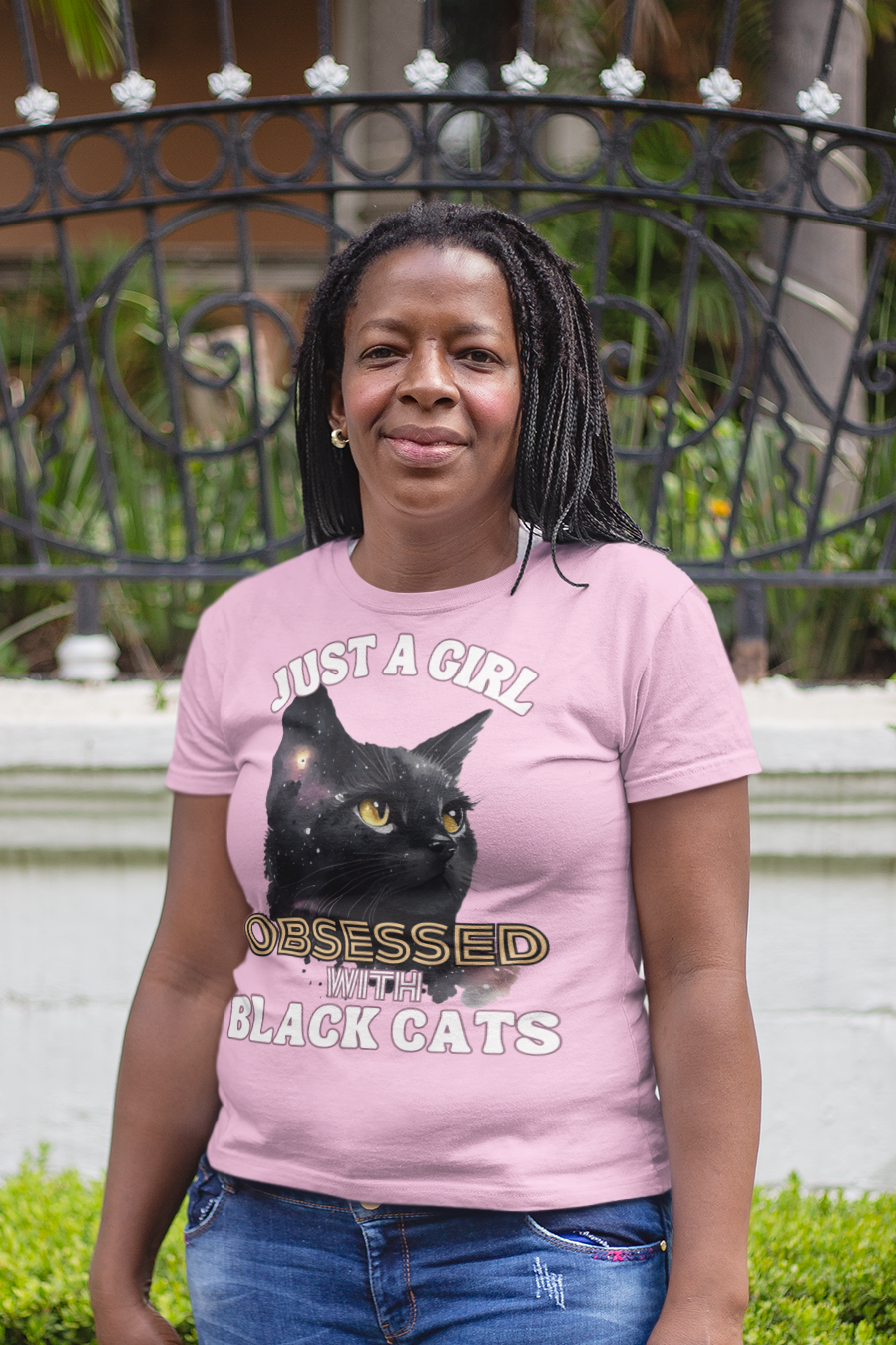 JUST A GIRL OBSESSED WITH BLACK CATS