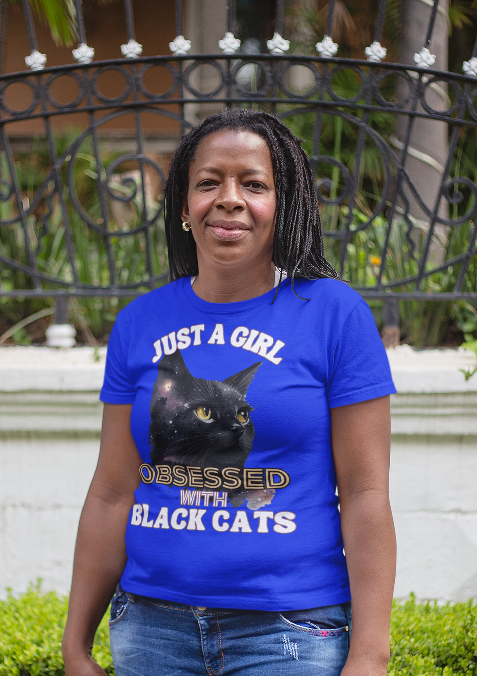 JUST A GIRL OBSESSED WITH BLACK CATS