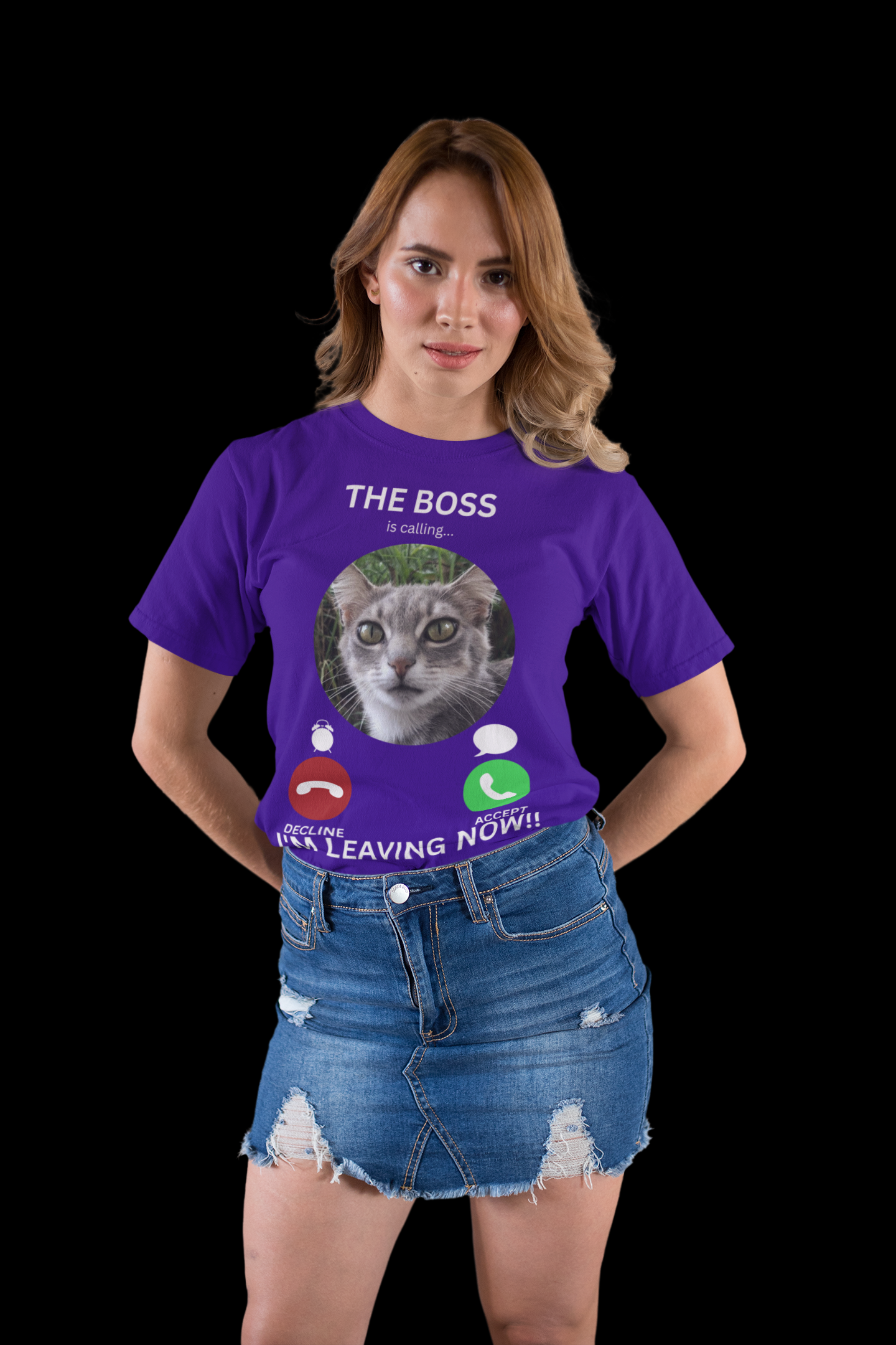 THE BOSS IS CALLING (FRONT & BACK)