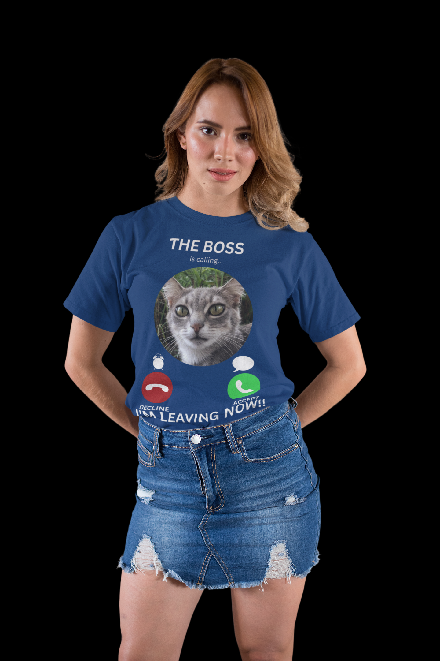 THE BOSS IS CALLING (FRONT & BACK)