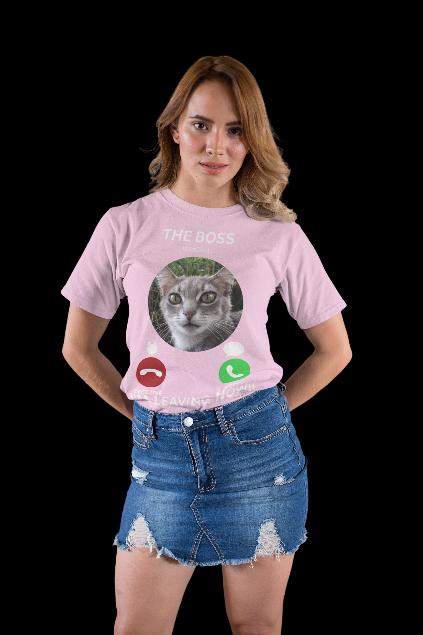 THE BOSS IS CALLING (FRONT & BACK)